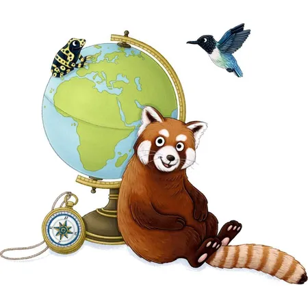 Coppenrath Verlag Natur-Stickerwelt: Atlas - Tiere der Welt (Nature Zoom)