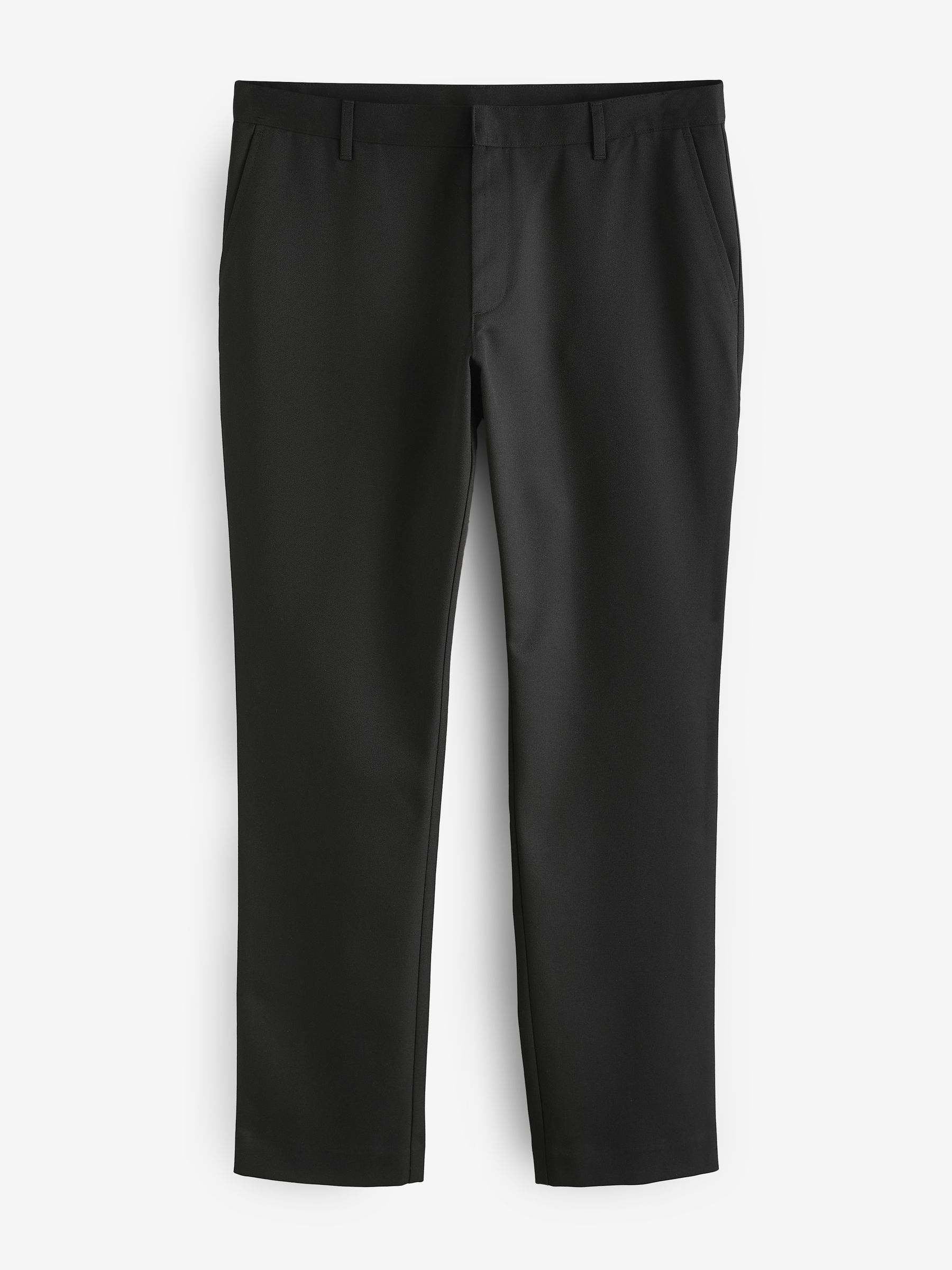 Zwart - Slim Fit - Modieuze broek zonder plooien