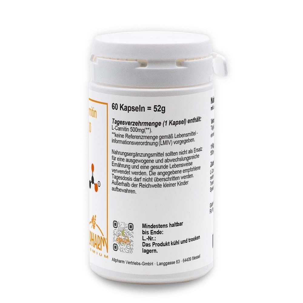 L-Carnitin 500 mg Kapseln
