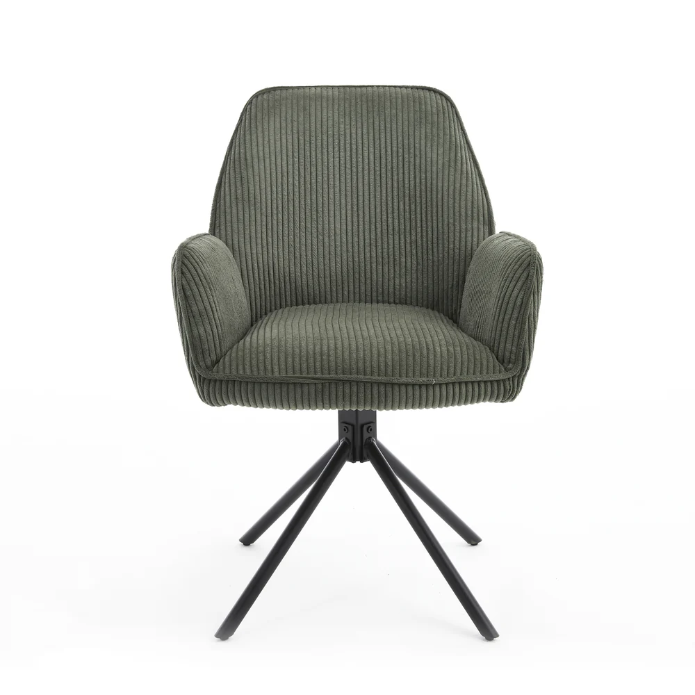 Eetkamerstoel Noah Hyper Donker Groen (set van 2)