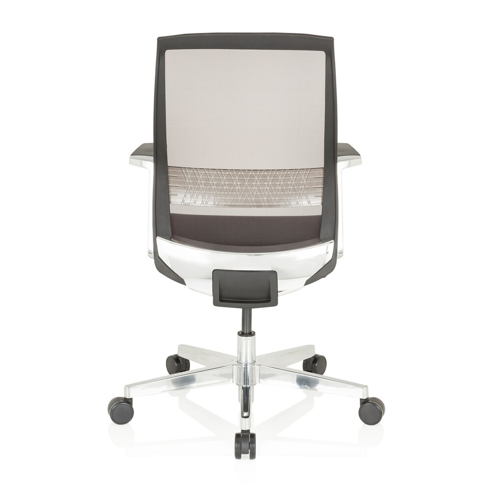 High End Bürostuhl FOUNTAINE PRO Stoff/Netzstoff mit Armlehnen hjh OFFICE