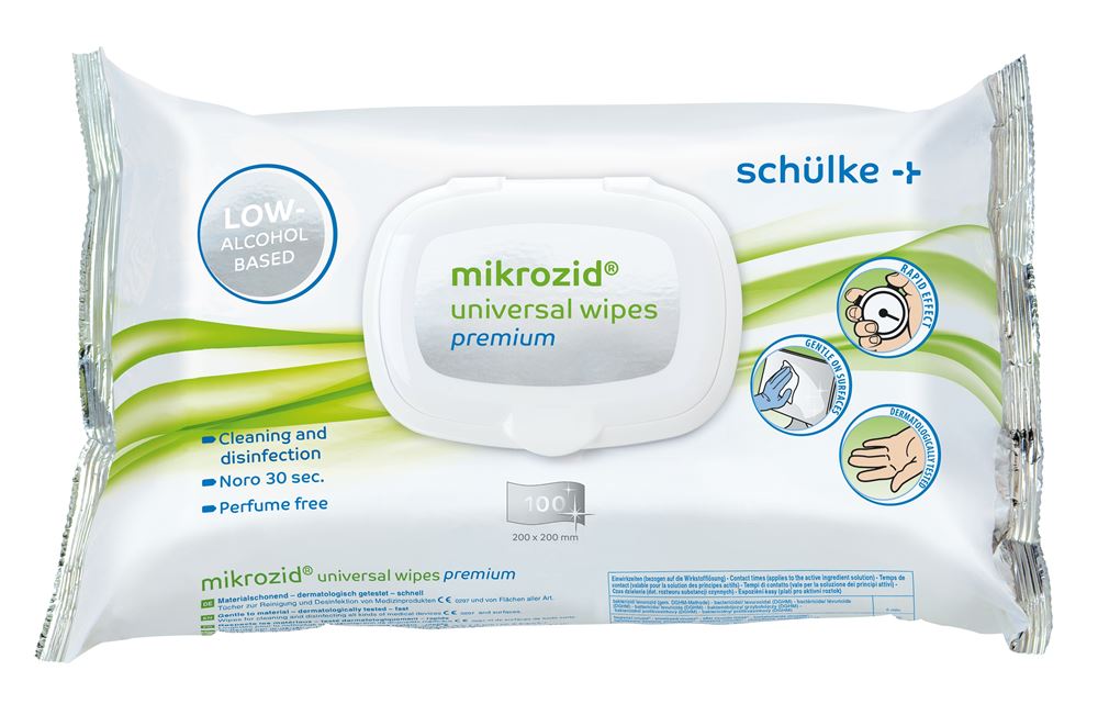 MIKROZID universal wipes premium Btl 100 Stk