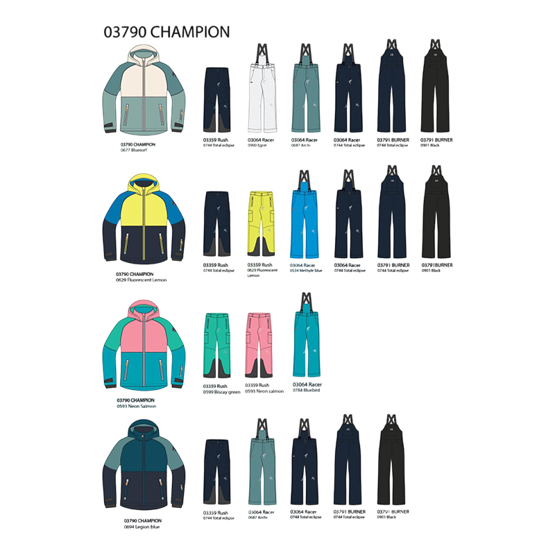 Kinder Champion Winterjacke legion blue