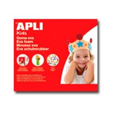 Apli - 1 feuille décor mousse - blanc