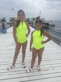 Ultimate neon yellow swimsuit -