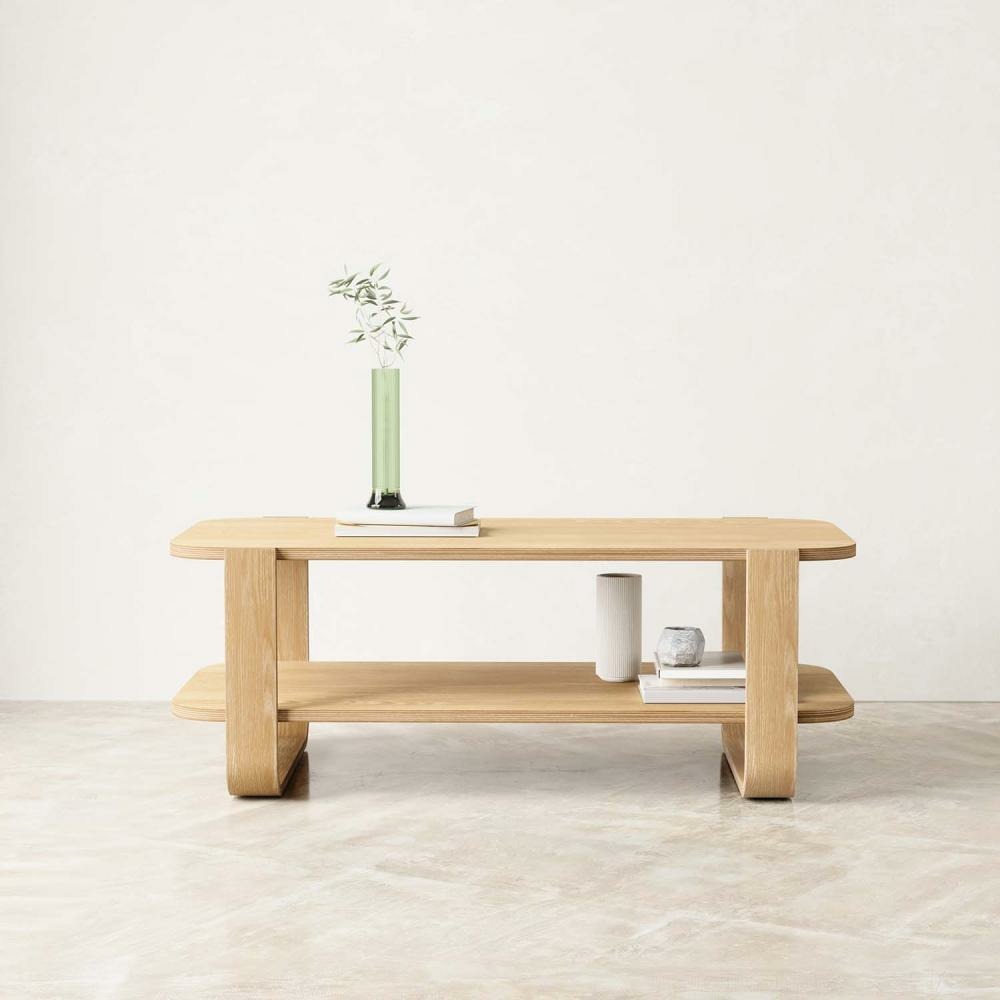 Table basse en bois d'eucalyptus bellwood