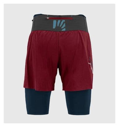 Short 2-en-1 Karpos Cengia Shorts Rouge Homme