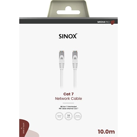 Sinox PRO S-FTP Cat7 netværkskabel 10 meter