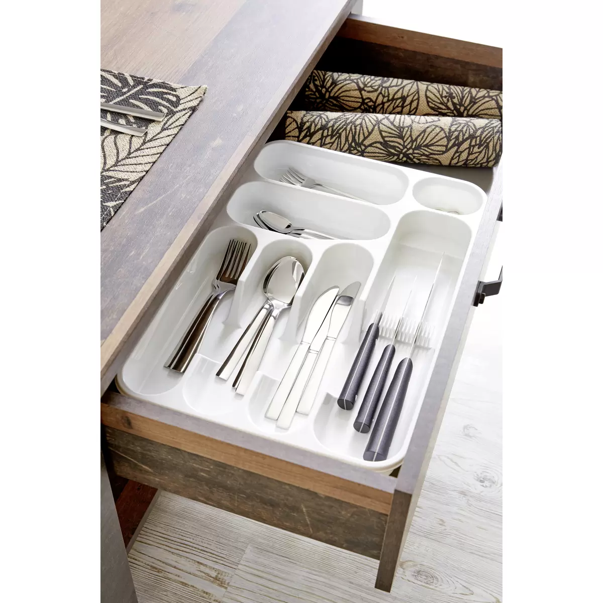 Besteckkasten weiss weiss