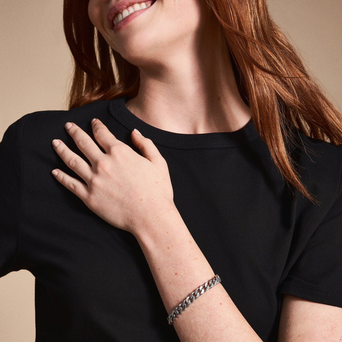 Bracelet FOSSIL Harlow Linear Texture acier inoxydable