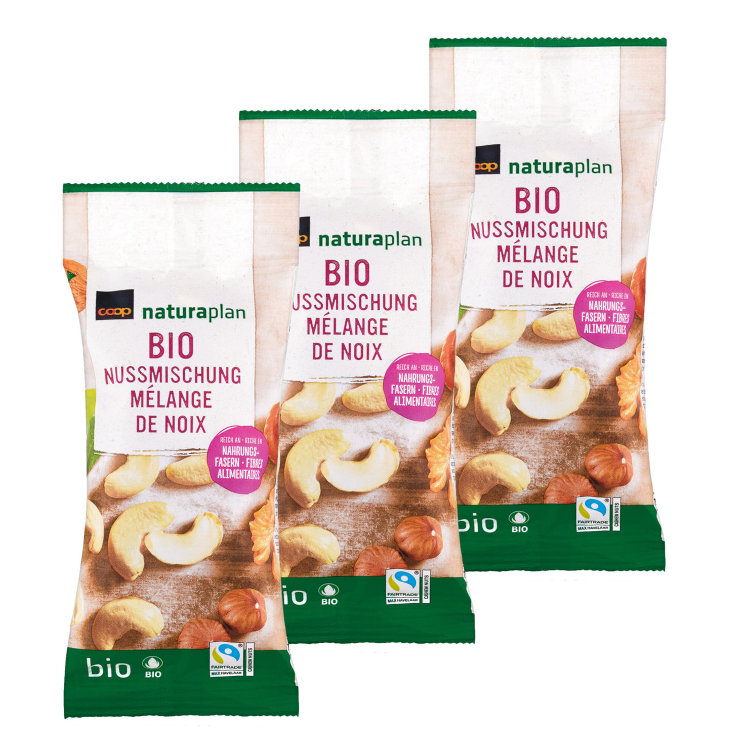 Naturaplan Bio Fairtrade Nussmischung 3x50g