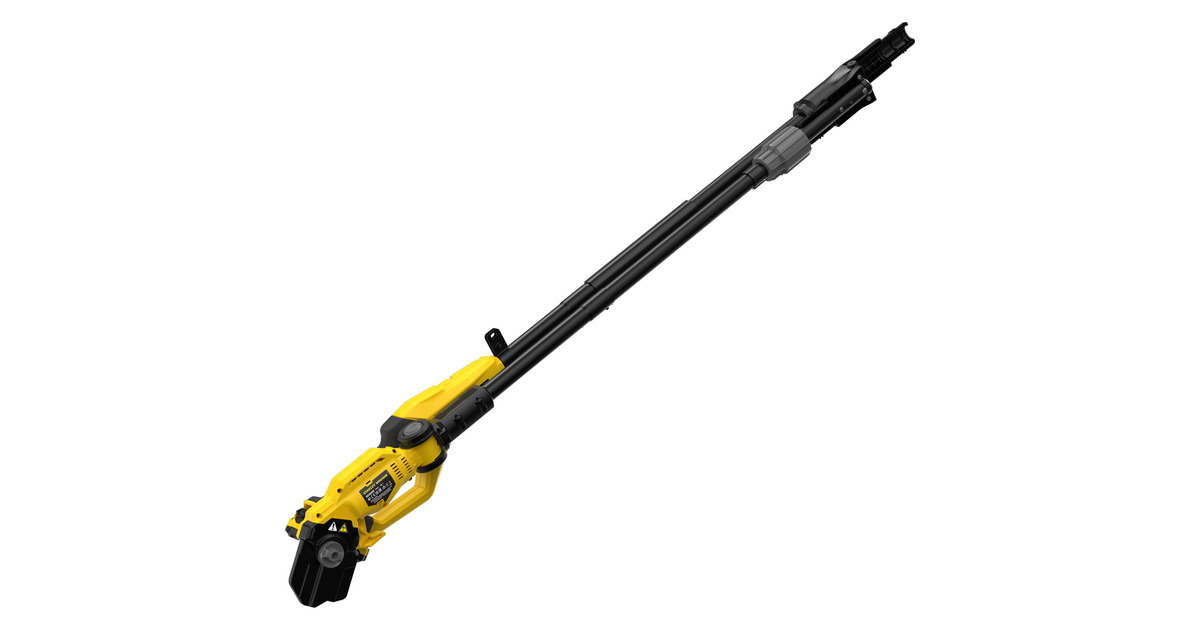 Stanley18V FATMAX V20 accu-takkenschaar - 2Ah accu  (Geel/zwart,  Accu en oplader inbegrepen, telescopische steel)