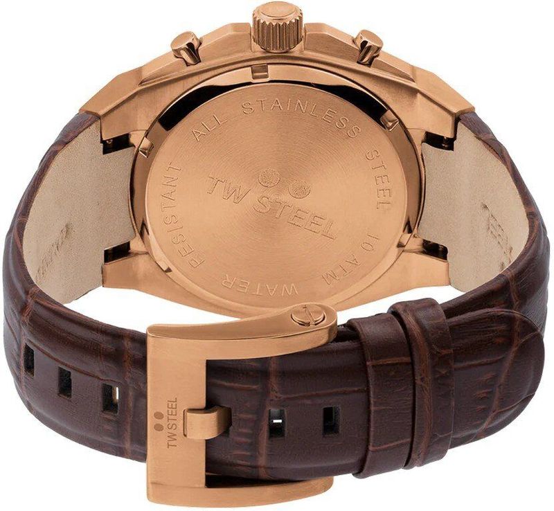 TW Steel - TWCE4106 - Chronograaf Horloge - Bruin - 44mm