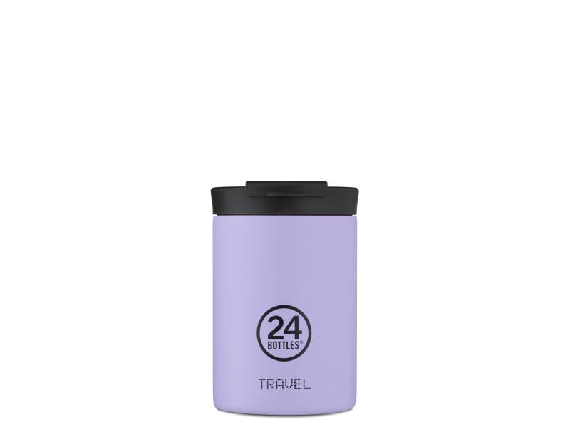 24Bottles Thermobecher Travel Tumbler 350 ml, Erica Thermotasse mit doppelwandiger Edelstahlisolation