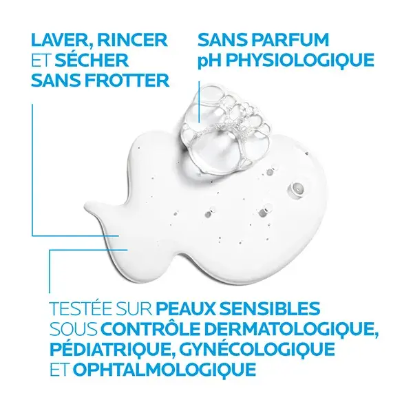 Gel de Limpeza Espumante Suavizante Cicaplast B5 da La Roche-Posay 200ml