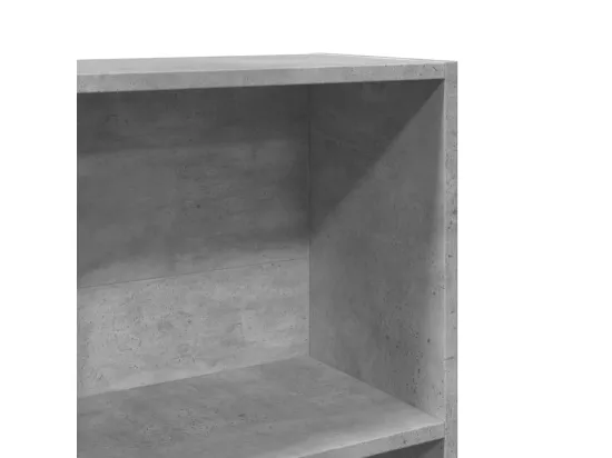 Bibliothèque sonoma gris 92x29x188 cm bois d'ingénierie