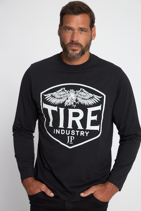 Langarmshirt, Print, Rundhals