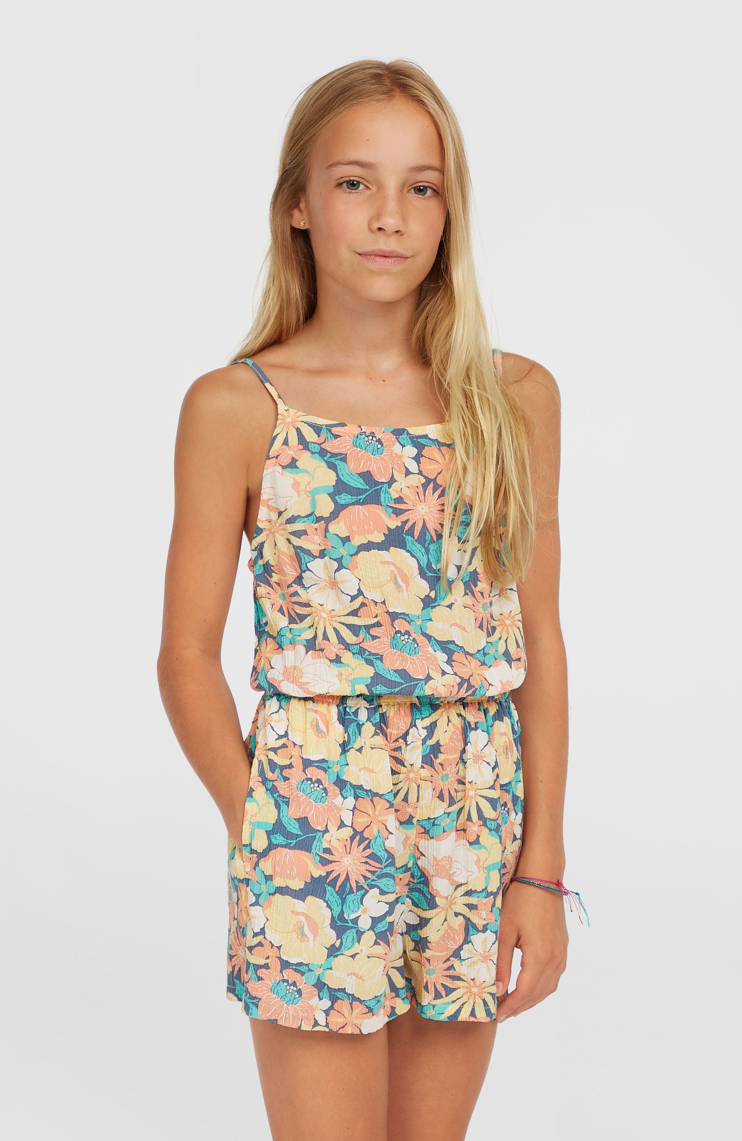 Summer geweven playsuit