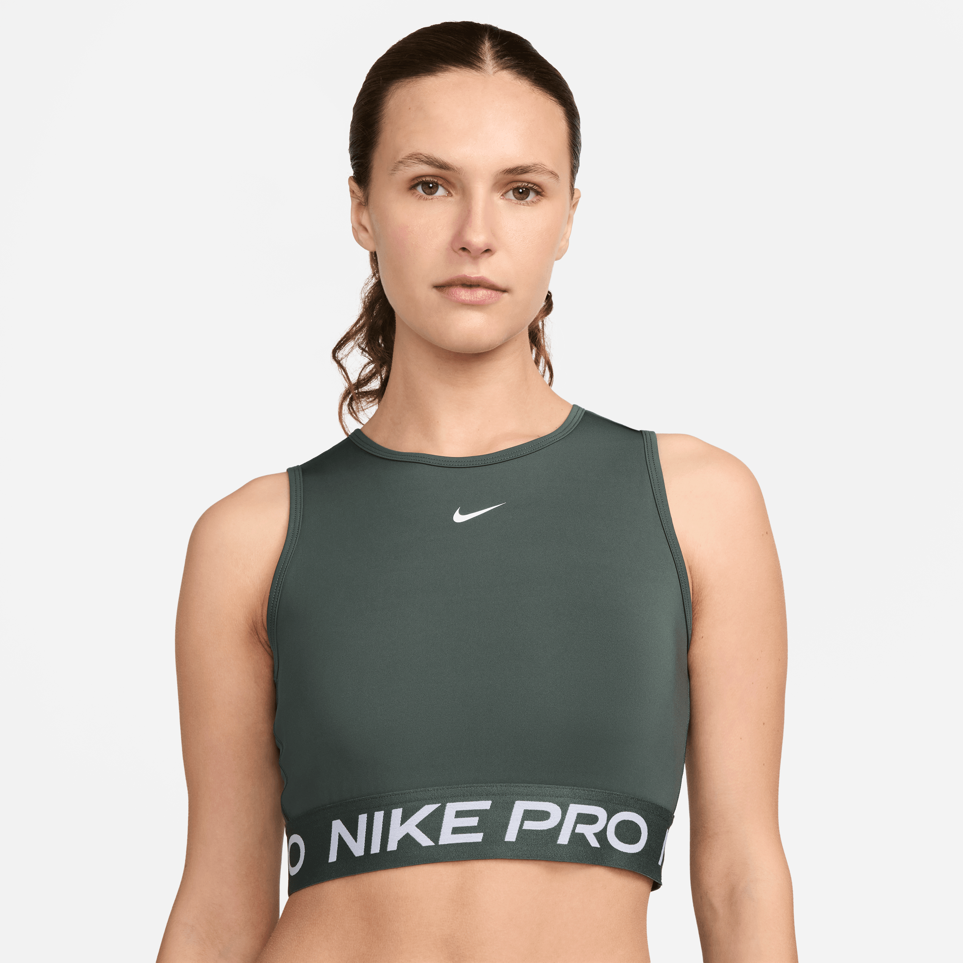 Nike Pro 365 Crop Tanktop Damen Grün F338