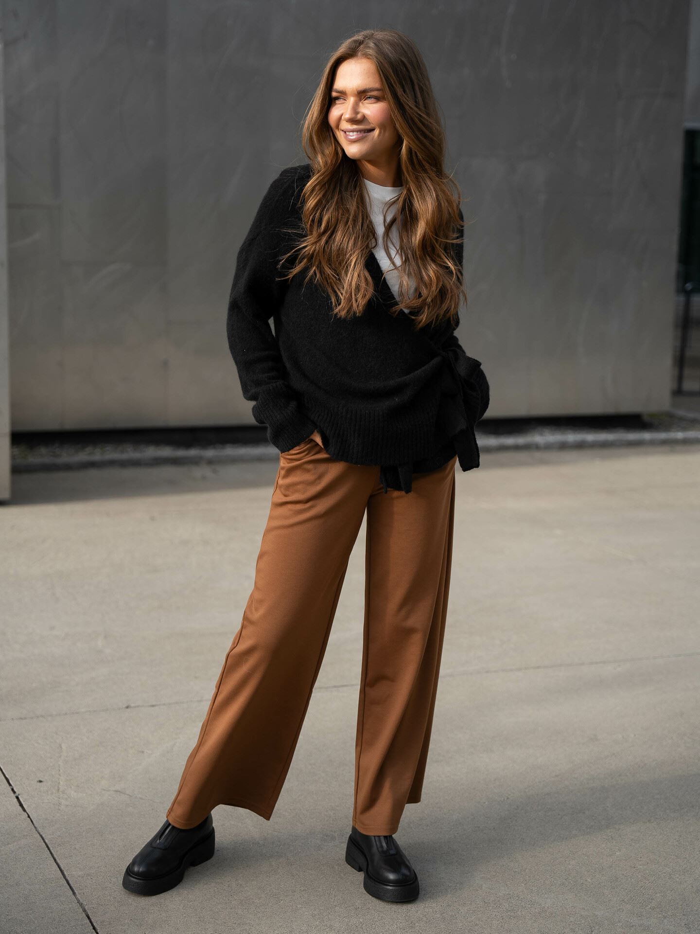 Ebonee Zenie Wrap Pullover