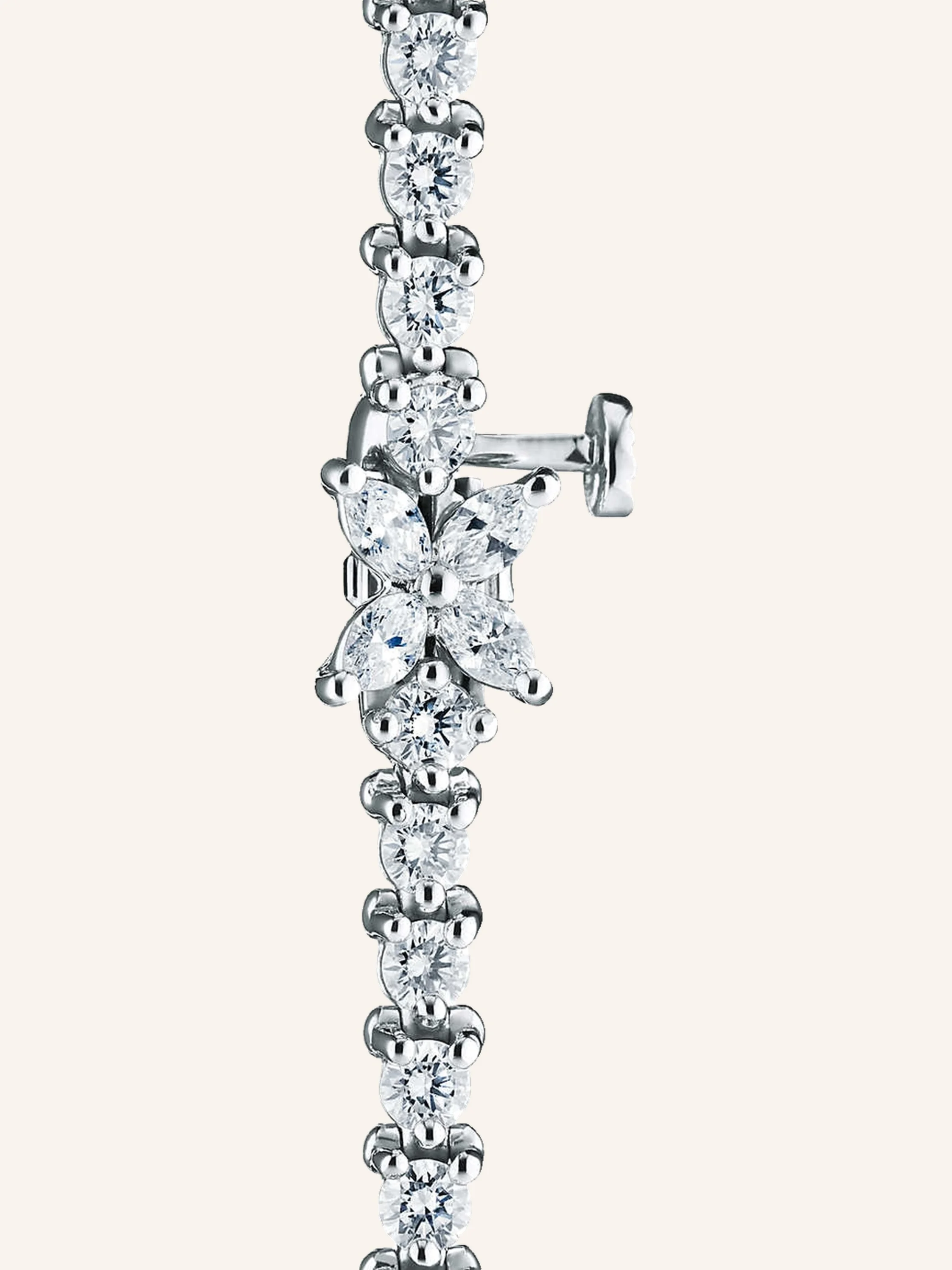 TIFFANY & Co. Tiffany Victoria® EINREIHIGES ARMBAND aus Platin mit Diamanten