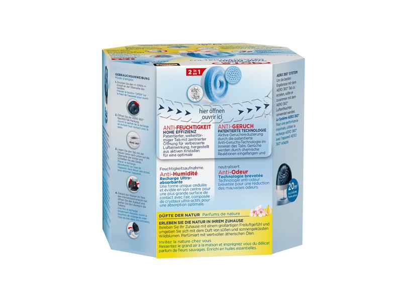 Pattex Nachfüll-Tabs Aero 360 Wildblumen 2 x 450 g Tabs Nachfüllpack