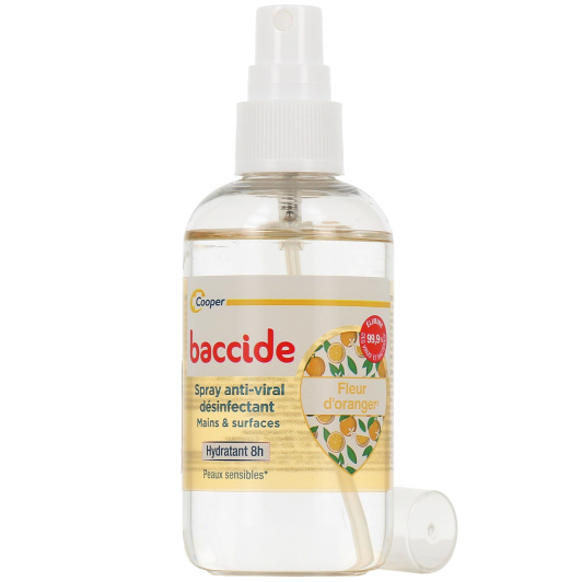 Spray anti viral Baccide : mains, surfaces - Elimine virus et bactéries