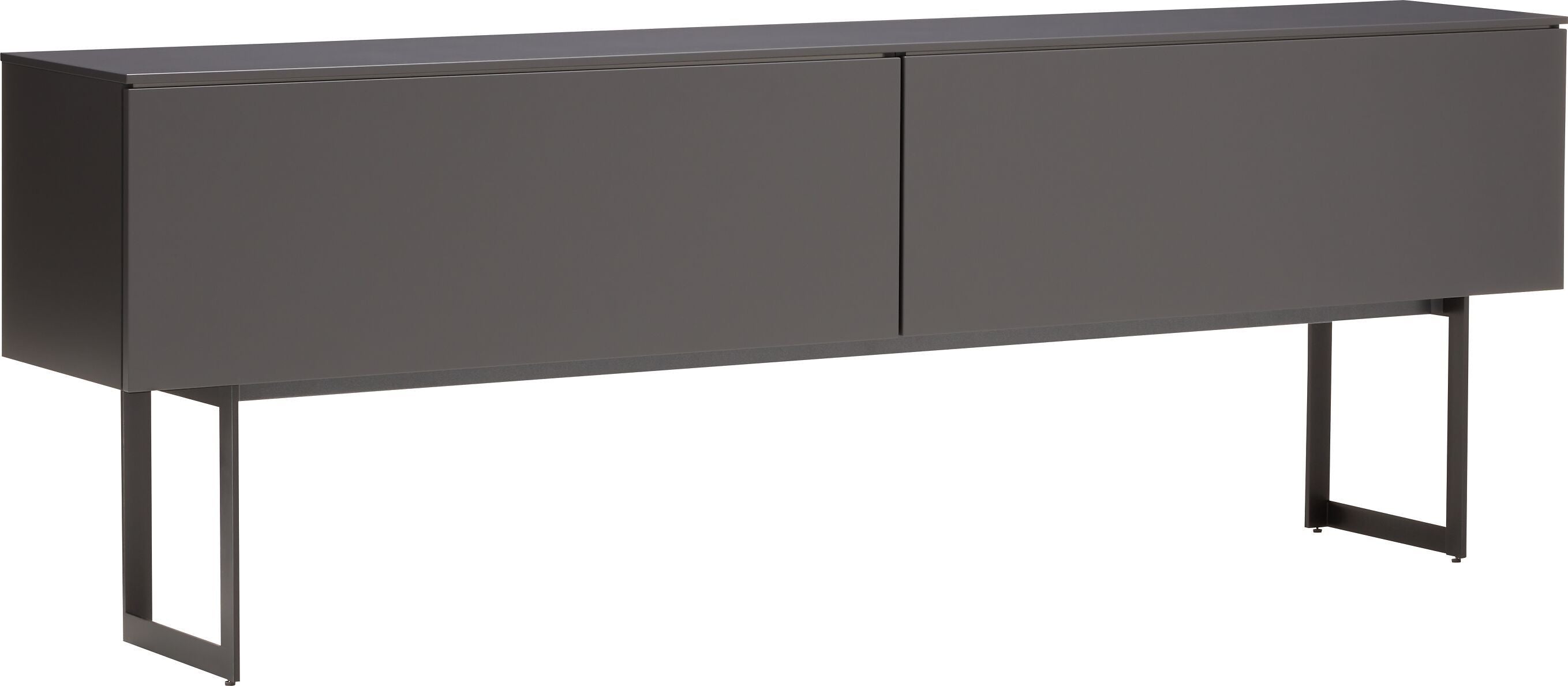TILL Lowboard - Dunkelgrau / B: 224.0 cm x T: 41.0 cm x H: 79.6 cm