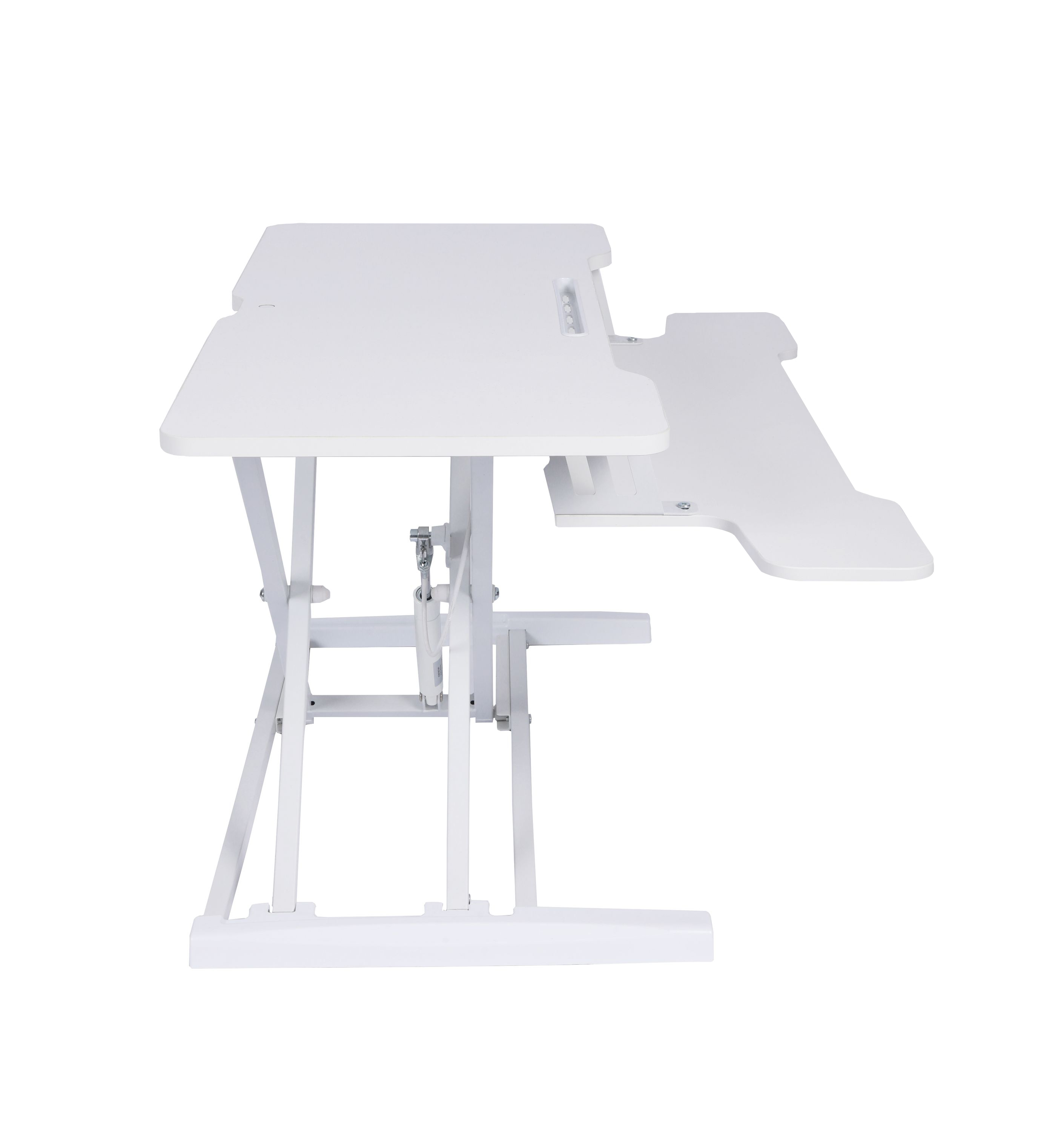 Stehtisch Monitorständer 91.5 x 40 cm weiss