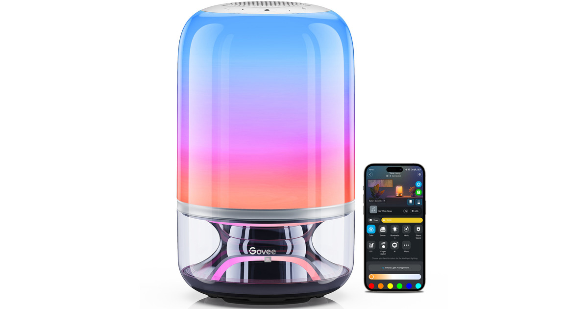 GoveeTable Lamp 2 Pro (Sound by JBL)  (Transparant)