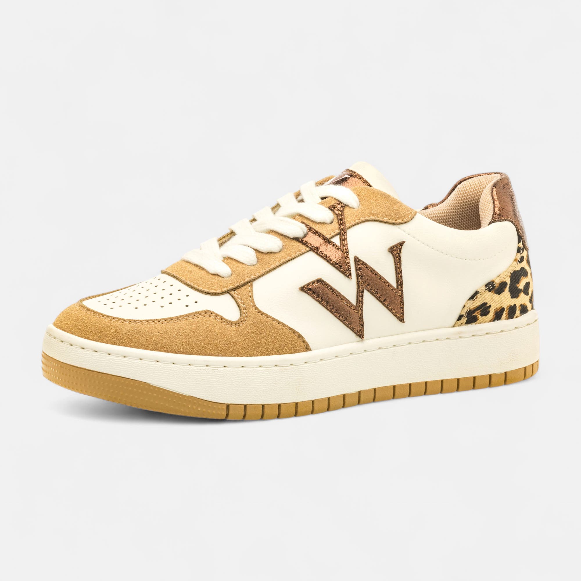 Baskets basses Femme camel