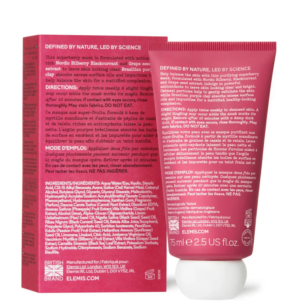 Elemis Superfood Berry Boost Masker75 ml