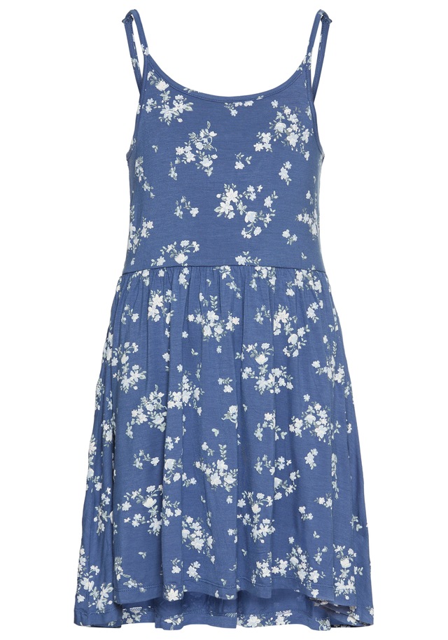 KIDSWORLD Jerseykleid »Trägerkleid, sommerlich mit verstellbaren Trägern« , aus Viskose mit schönem Blumendruck