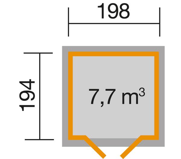 Weka Gartenhaus 321