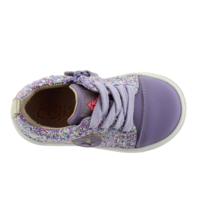 Acebos Acebos Pisa Paillettes Lila Zip