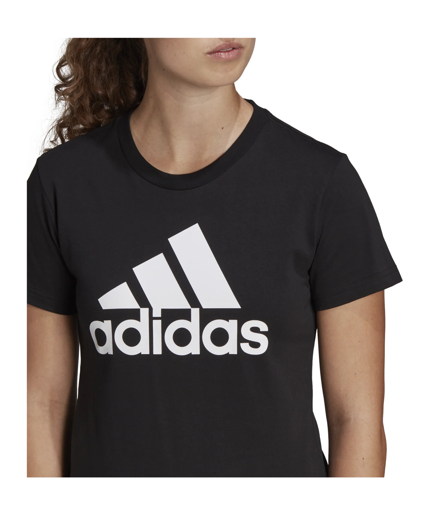 adidas Essentials Regular T-Shirt Damen Schwarz