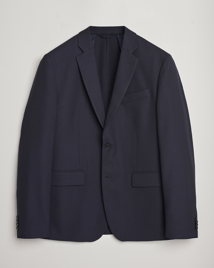 J.Lindeberg Hopper Active Hopsack Blazer Navy