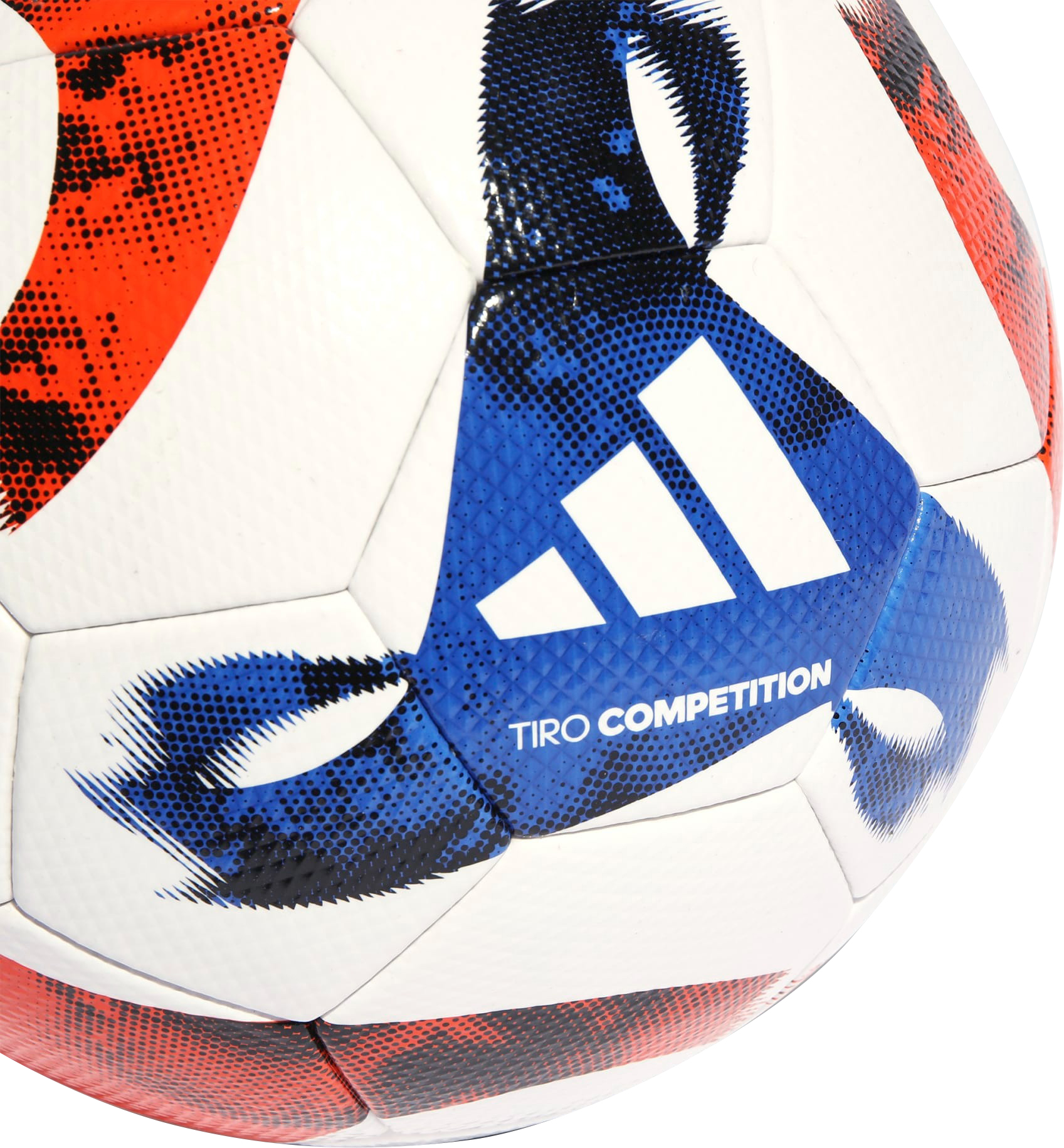 Tiro Competition Ball White/Black/Team Solar Orange/Royal Blue