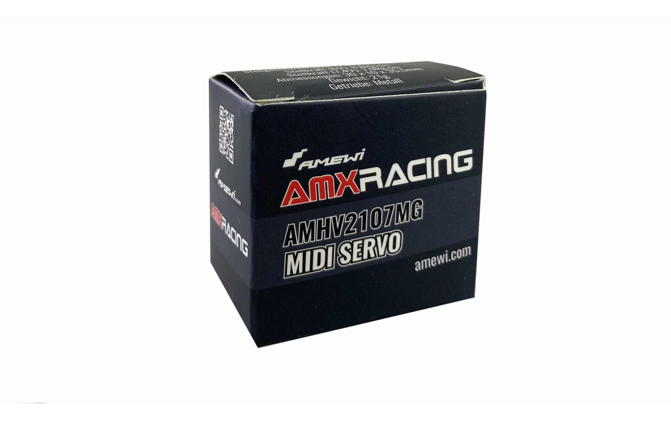 Flächenservo AMHV2107MG 7.9 kg, 0.12 s, Digital HVFlaches HV Flächenservo für den liegenden Einbau