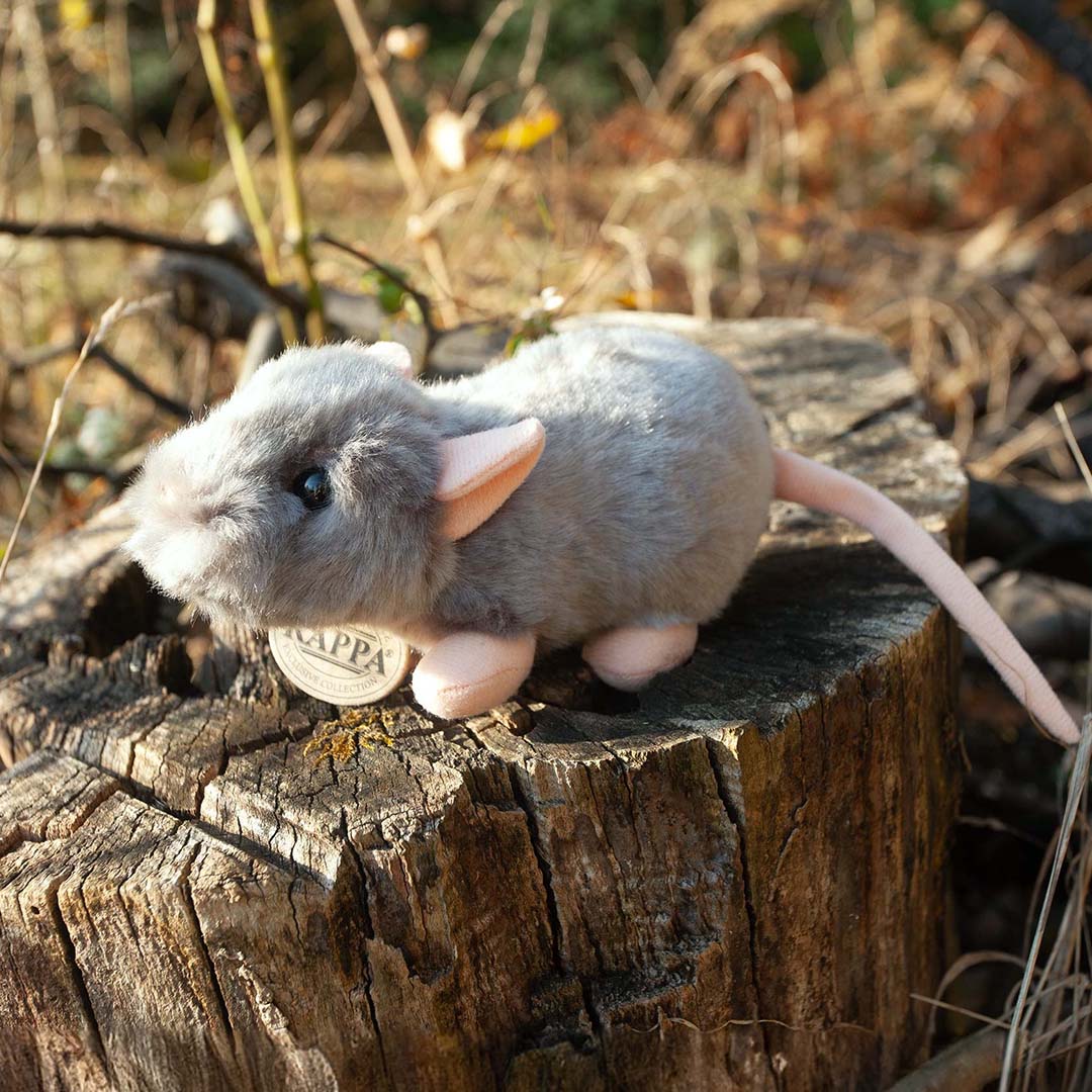 Rappa knuffelmuis - 16 cm