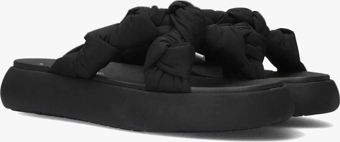 TOMS zwarte toms slippers alpargata mallow crossover knot