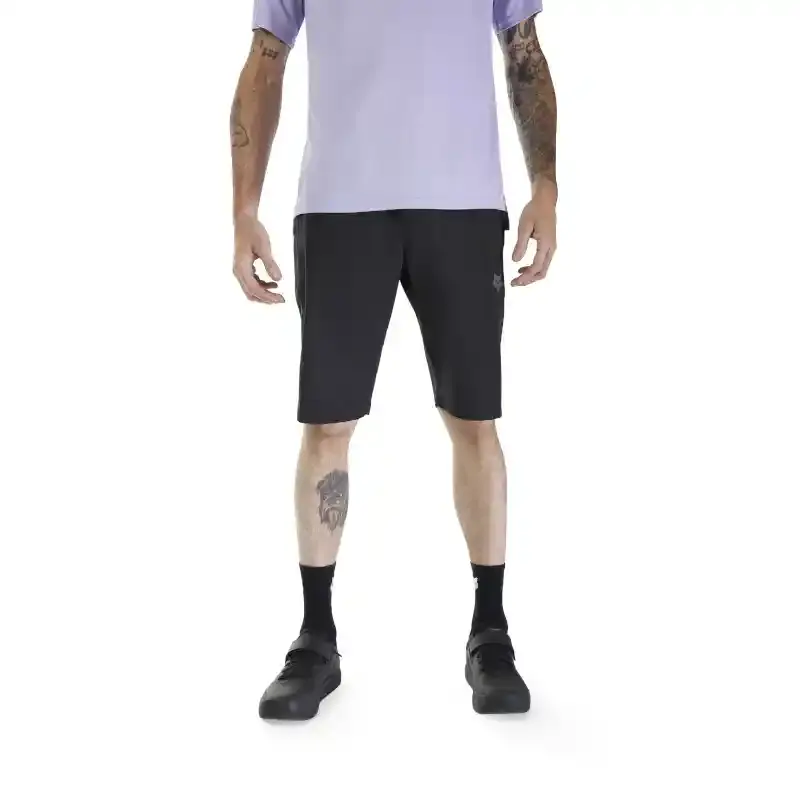 Fox Ranger MTB Fietsbroek Kort met Liner Zwart Heren