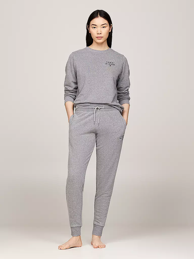 TOMMY HILFIGER Pyjamahose grau