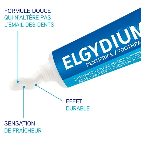 Pasta de dentes antiplaca Elgydium 75ml