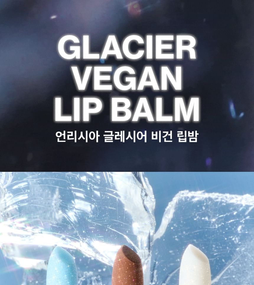 UNLEASHIA - Glacier Vegan Lippenbalsem - 3 Kleuren