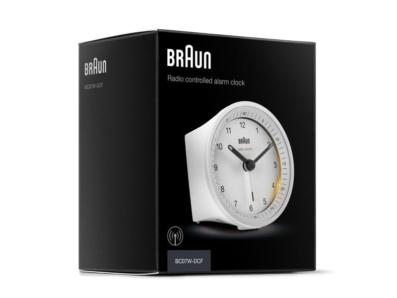Braun Funkwecker BC07 Weiss Wecker