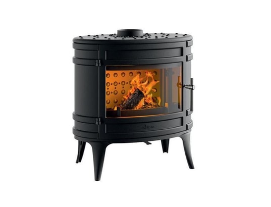INVICTA - Poêle à bois fonte 8kw anthracite 6483-04-1