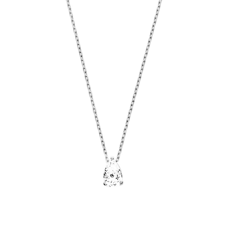 Collier Femme - Oxyde de zirconium - Argent 925 - Longueur : 42 cm