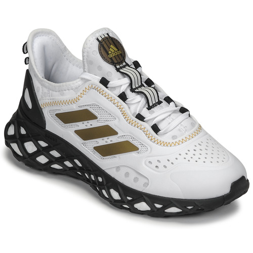 Adidas Sportswear - WEB BOOST J - Blanc / Noir / Doré