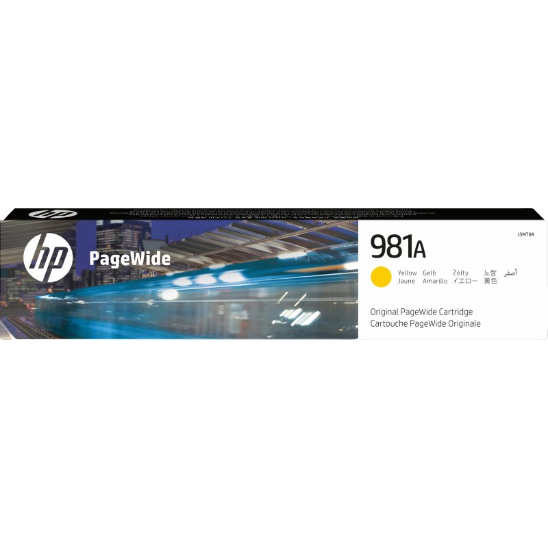HP 981A cartouche PageWide Jaune authentique